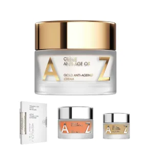 Anti-Age Set with GOLD ANTI-AGING CREAM for normal or combination to dry skin