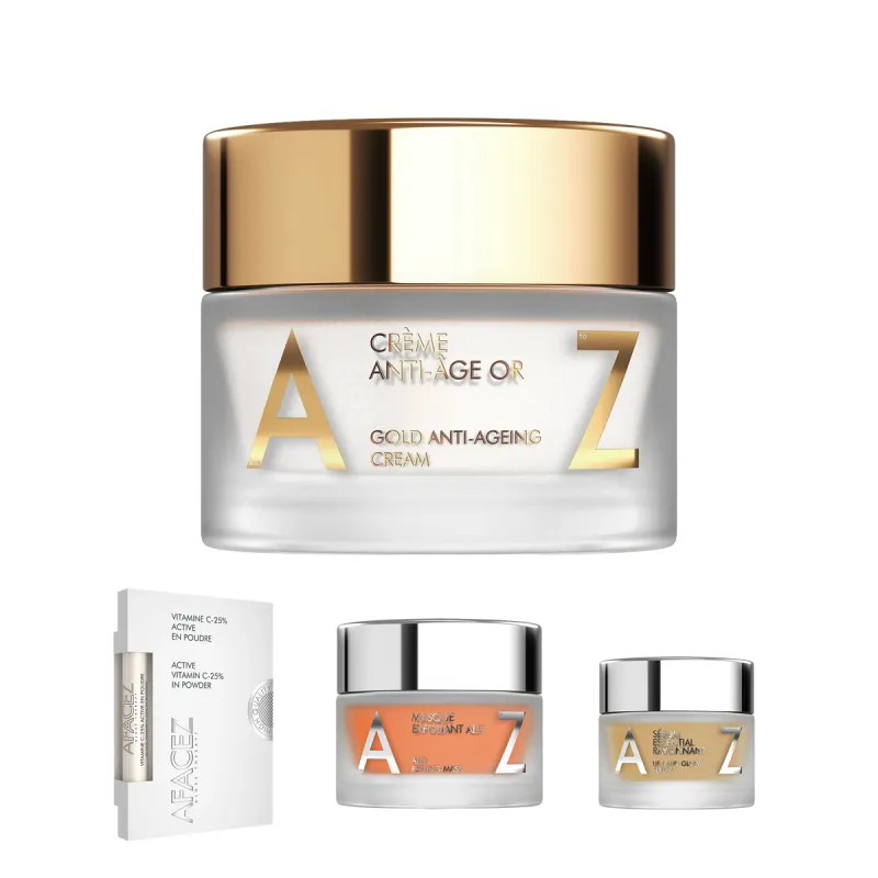 Set with GOLD ANTI-AGING CREAM for normal or combination to dry skin